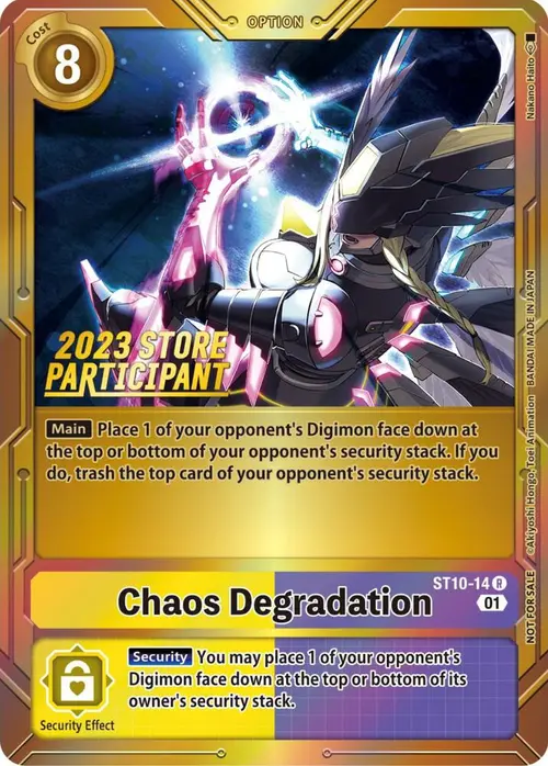 Chaos Degradation (2023 Store Participant) card art