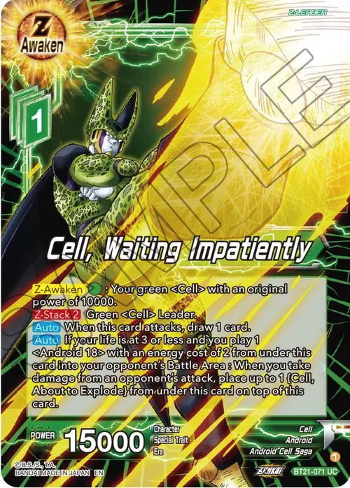 Cell, Waiting Impatiently card art