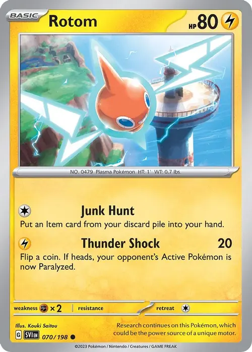 Rotom - 070/198 (Cosmos Holo) card art