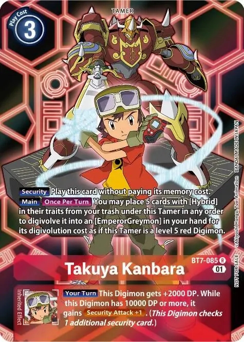 Takuya Kanbara (D-Scanner Alternate Art) card art