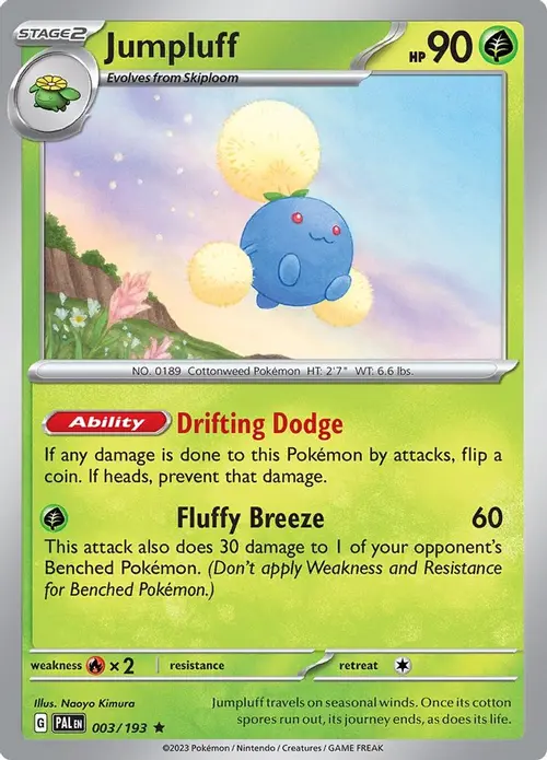 Jumpluff card art