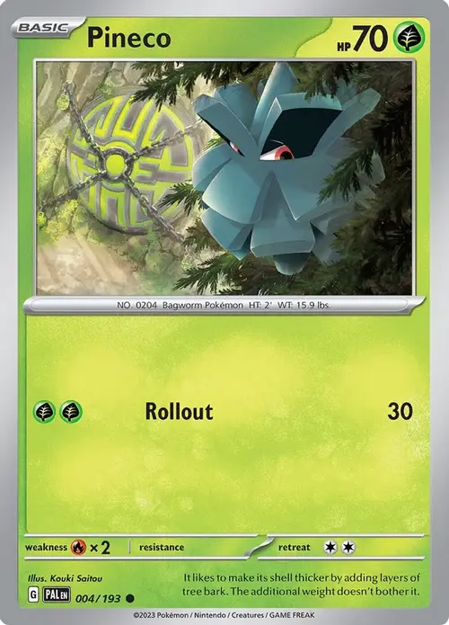 Pineco card art