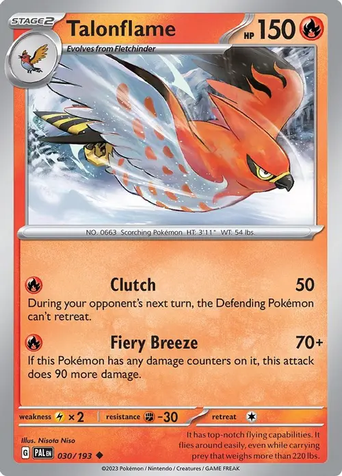 Talonflame card art