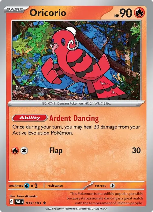 Oricorio card art