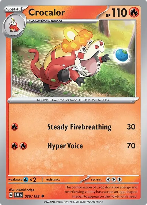 Crocalor - 036/193 card art