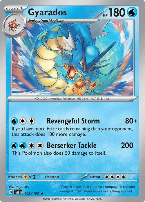 Gyarados card art