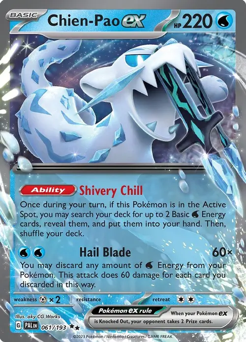 Chien-Pao ex - 061/193 card art