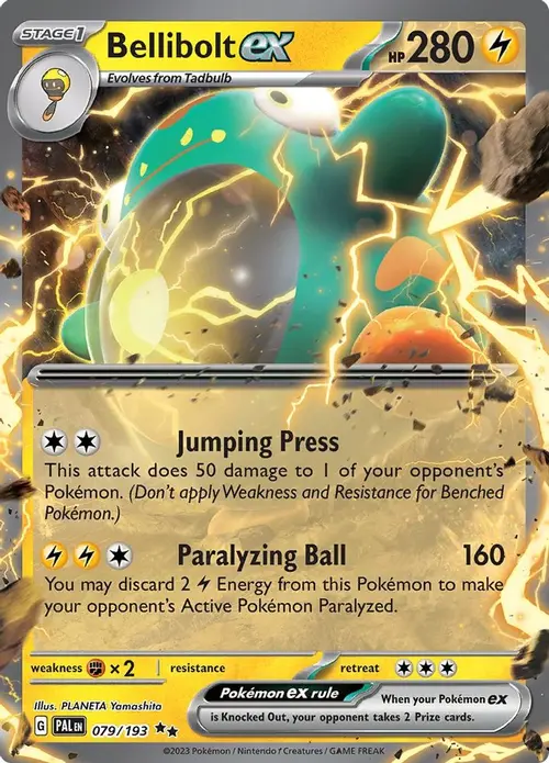 Bellibolt ex - 079/193 card art