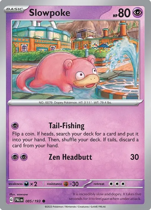Slowpoke card art