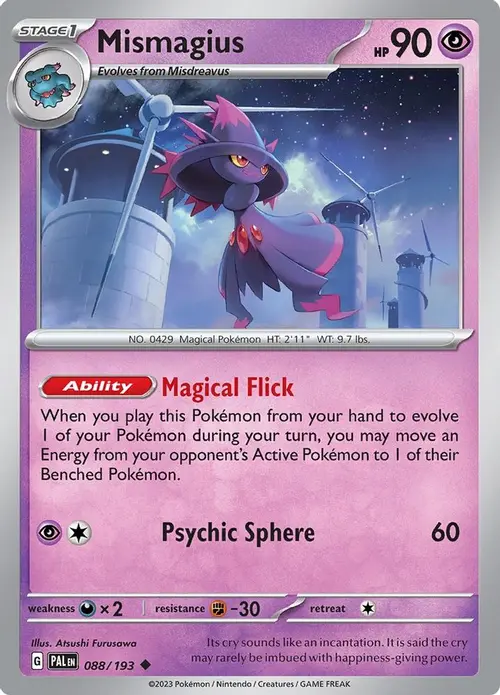 Mismagius - 088/193 card art
