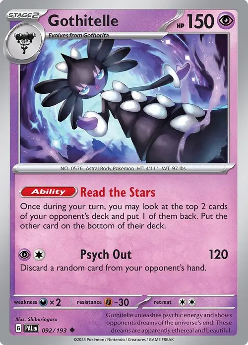 Gothitelle card art