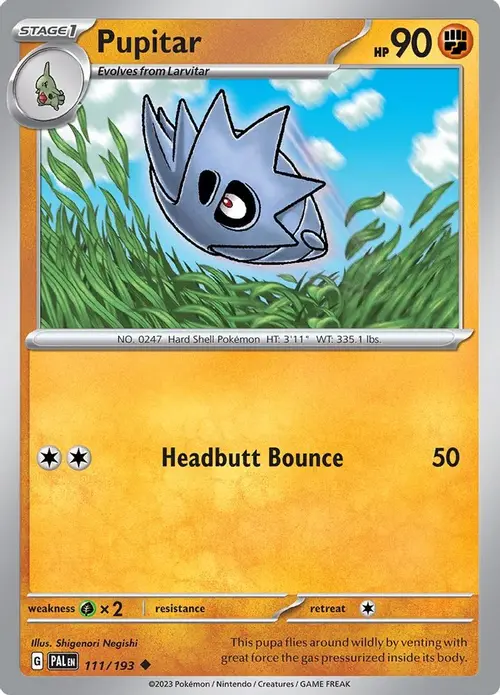 Pupitar card art