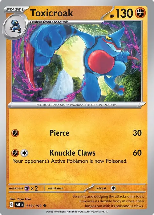 Toxicroak card art