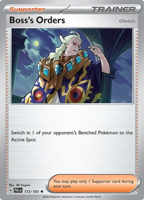Boss's Orders - 172/193 card art