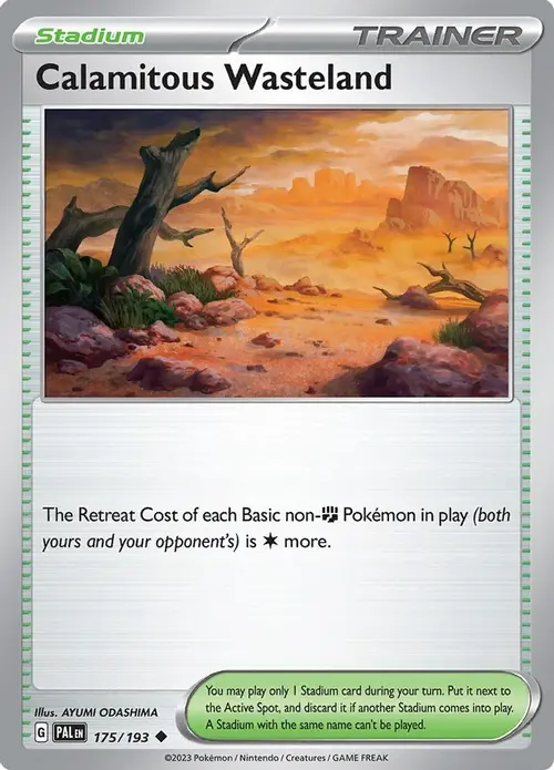 Calamitous Wasteland card art