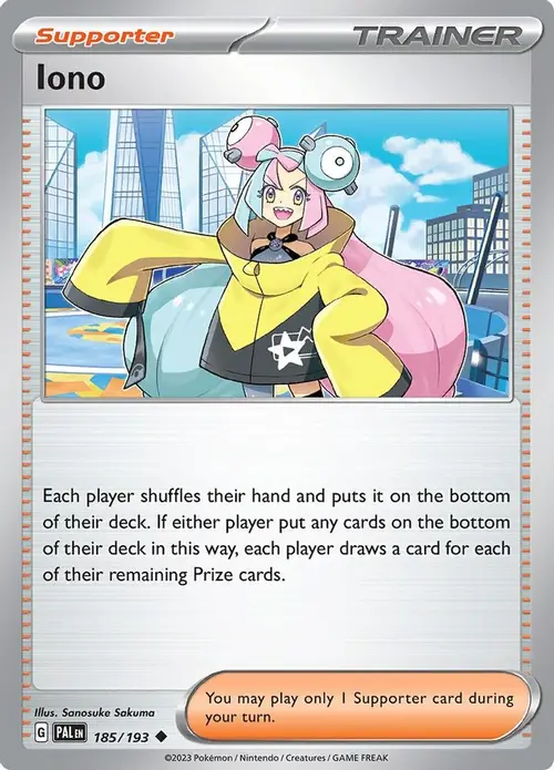 Iono - 185/193 card art