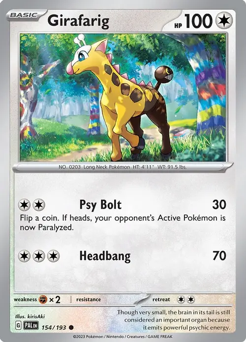 Girafarig card art