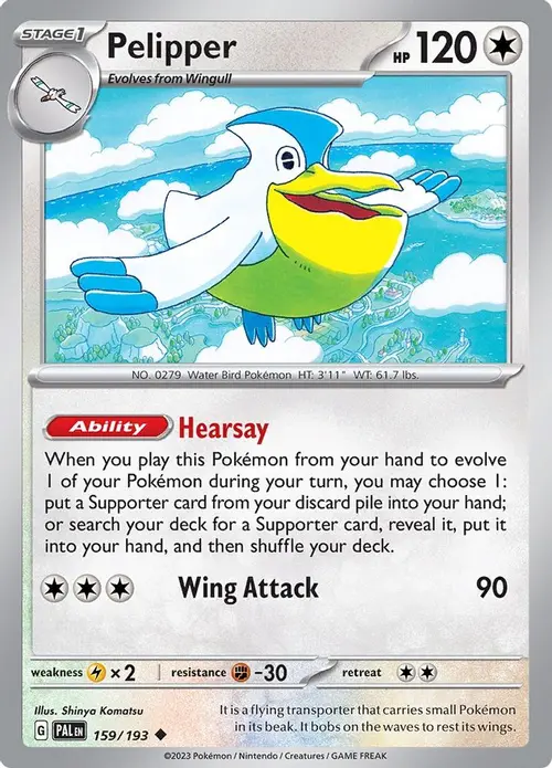 Pelipper card art