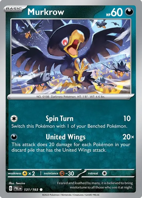Murkrow card art