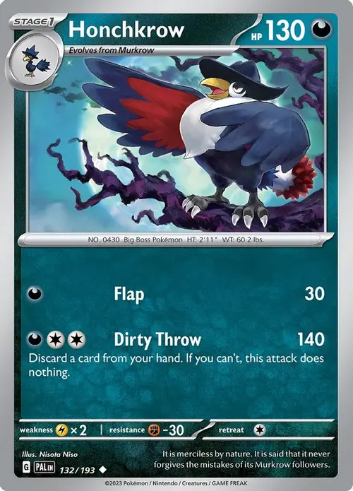 Honchkrow card art