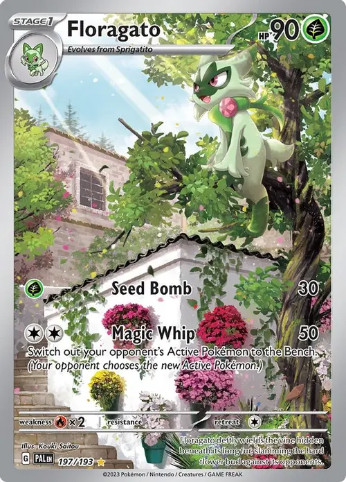 Floragato - 197/193 card art