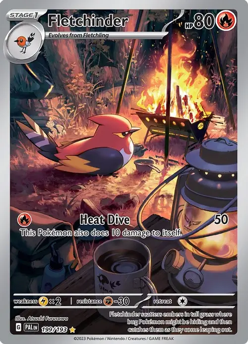 Fletchinder - 199/193 card art