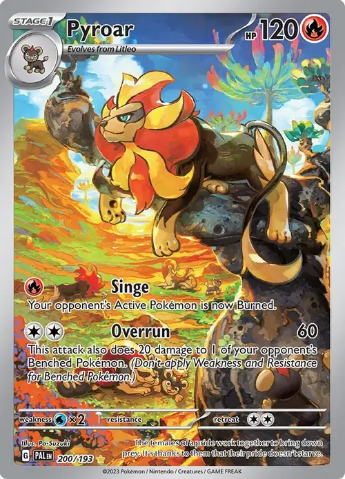 Pyroar - 200/193 card art