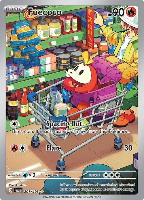 Fuecoco - 201/193 card art