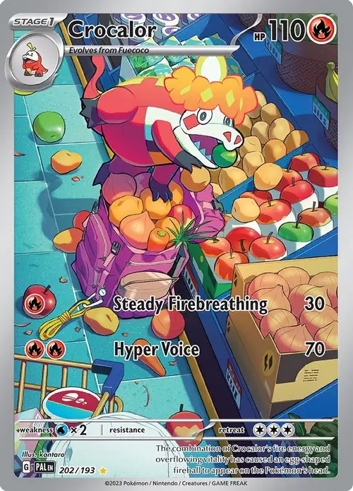 Crocalor - 202/193 card art