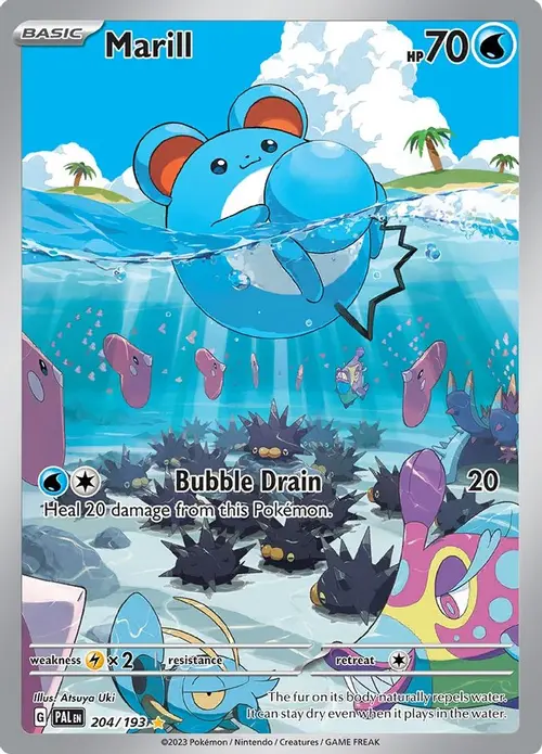 Marill - 204/193 card art