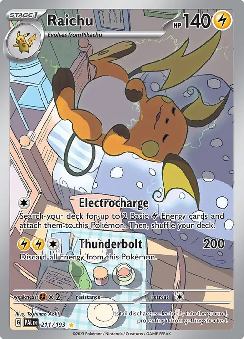 Raichu - 211/193 card art