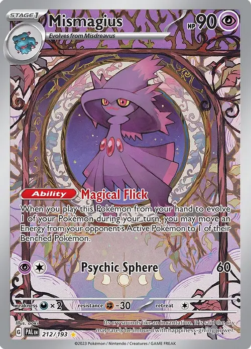 Mismagius - 212/193 card art