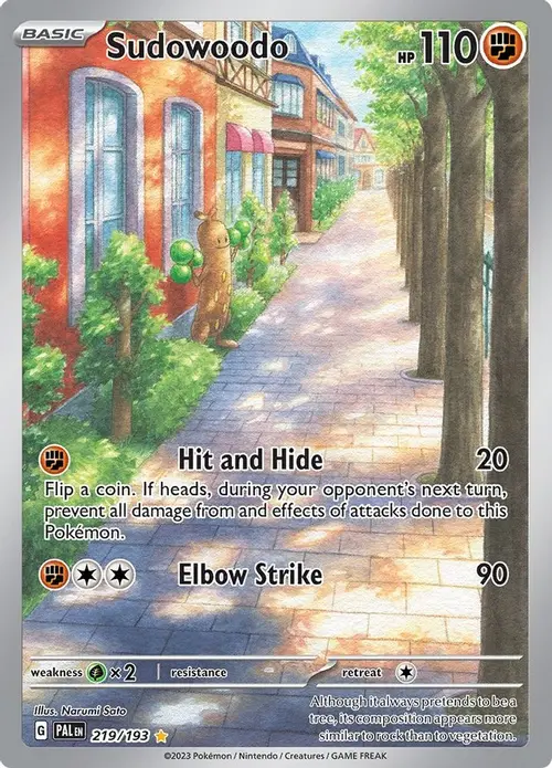 Sudowoodo - 219/193 card art