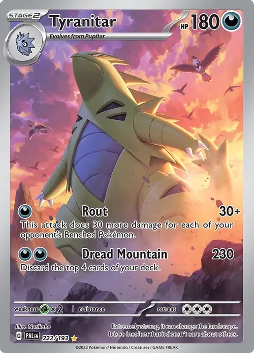 Tyranitar - 222/193 card art
