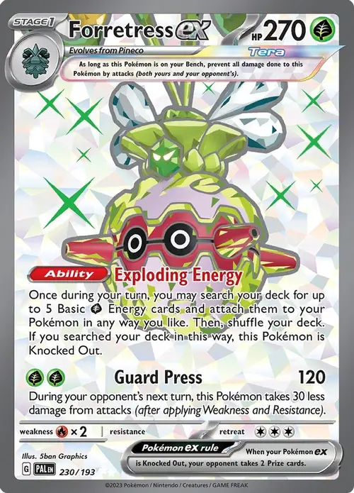 Forretress ex - 230/193 card art