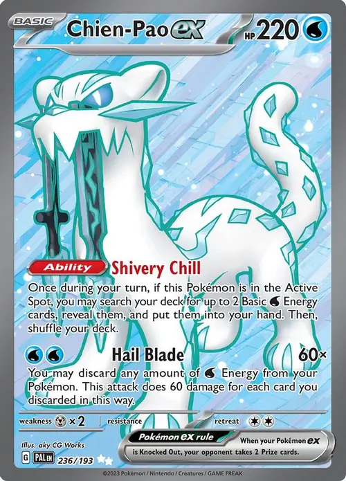 Chien-Pao ex - 236/193 card art