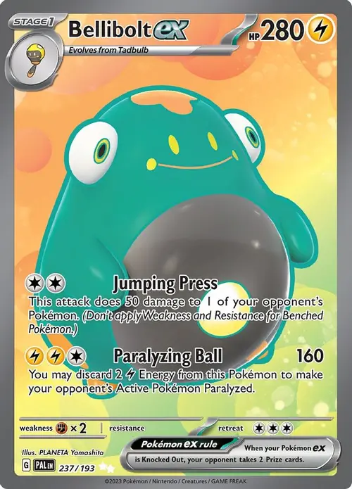Bellibolt ex - 237/193 card art