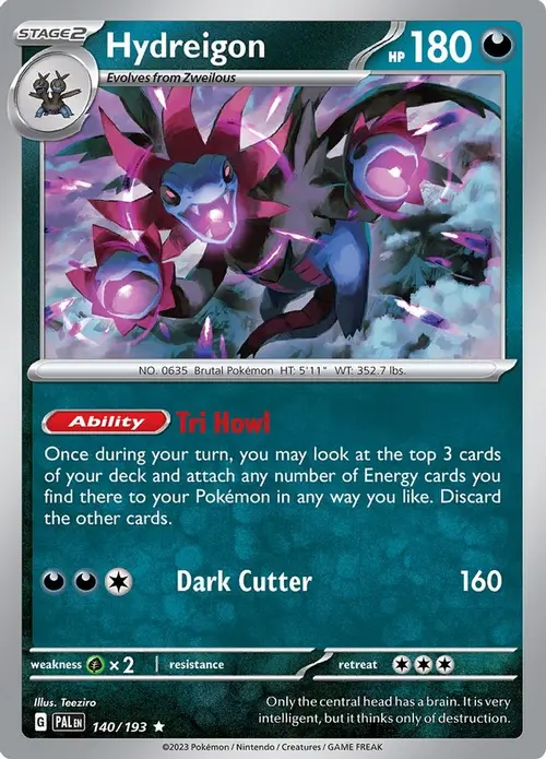 Hydreigon card art