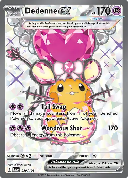 Dedenne ex - 239/193 card art