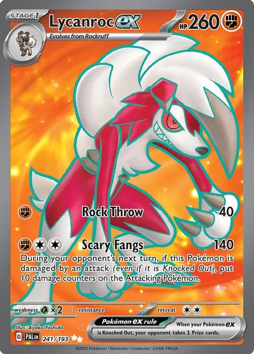 Lycanroc ex - 241/193 card art