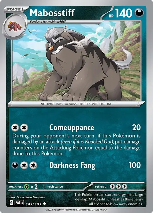 Mabosstiff card art