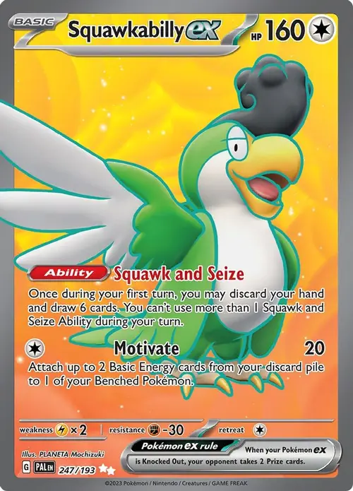 Squawkabilly ex - 247/193 card art