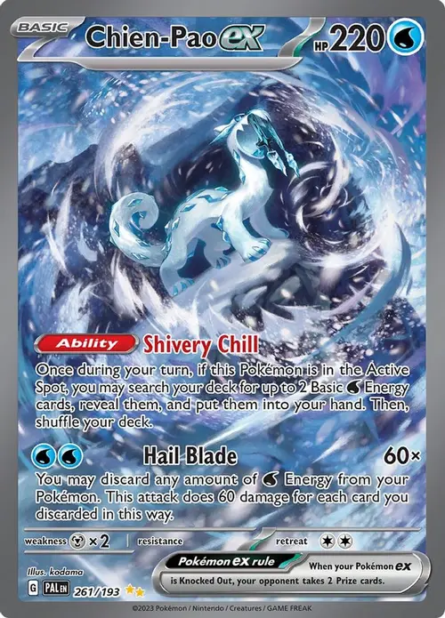 Chien-Pao ex - 261/193 card art
