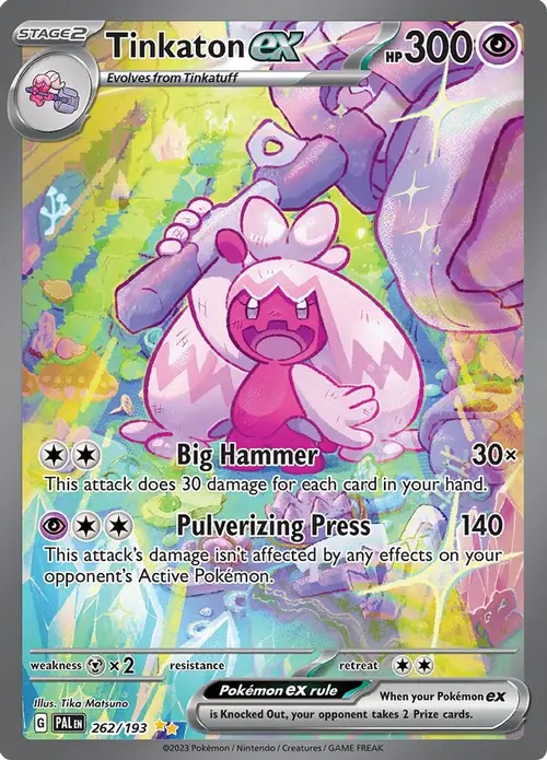 Tinkaton ex - 262/193 card art