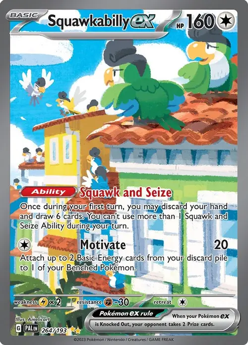 Squawkabilly ex - 264/193 card art