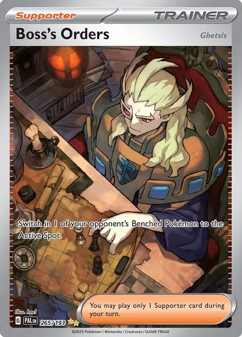 Boss's Orders - 265/193 card art