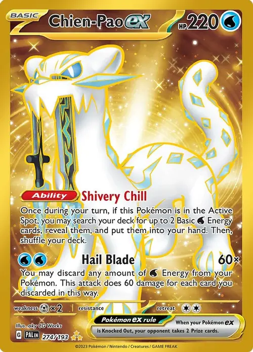 Chien-Pao ex - 274/193 card art