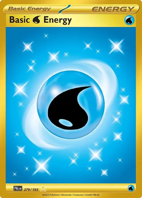 Basic Water Energy - 279/193 card art