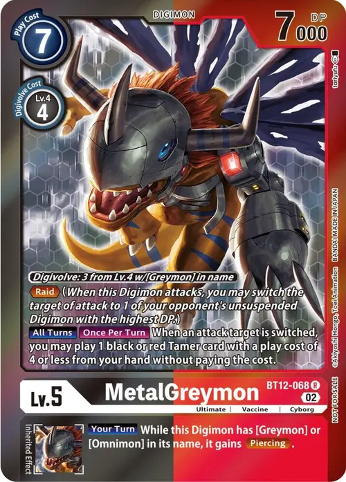 MetalGreymon (Tamer Party -Special-) card art