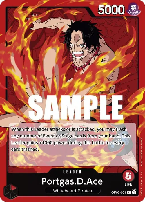 Portgas.D.Ace card art